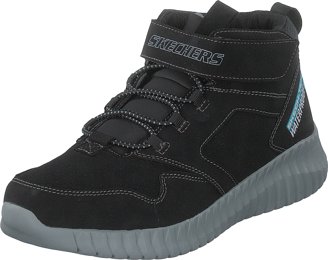 skechers boys black shoes