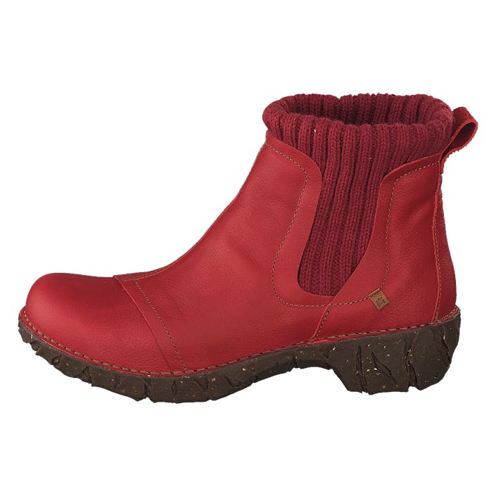 Yggdrasil Tibet, Female, Shoes, Boots, chelsea boots, Red, UK 5,5