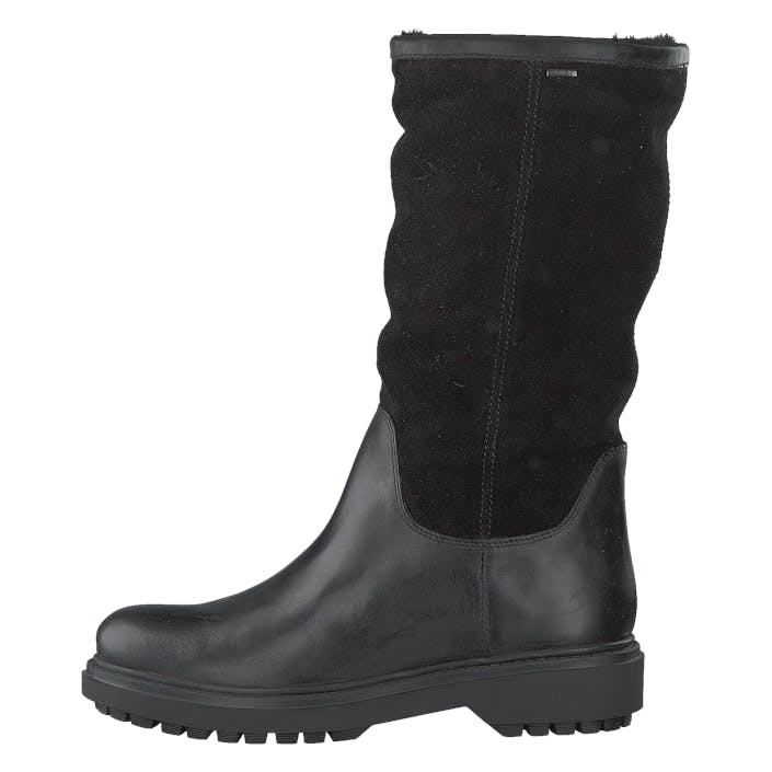 D Asheely Np Abx Black, Female, Buty, Kozaki i Niskie botki, Buty zimowe, Czarny, EU 41