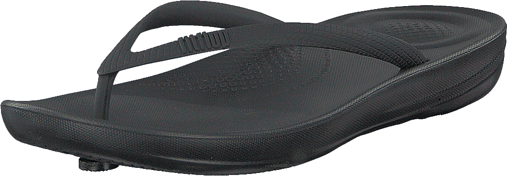 Iqushion Ergonomic Flip-flop All Black