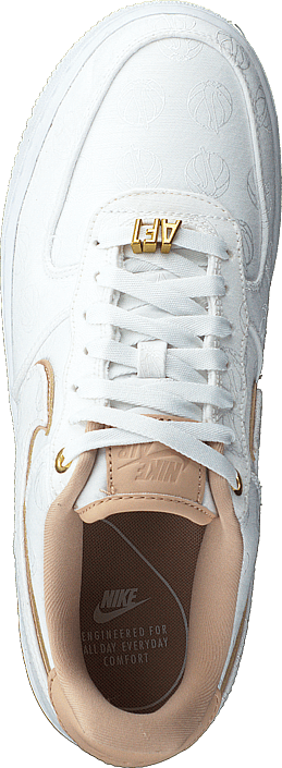 Wmns Air Force 1 '07 Lux Shoe White/white/metallic Gold | Footway