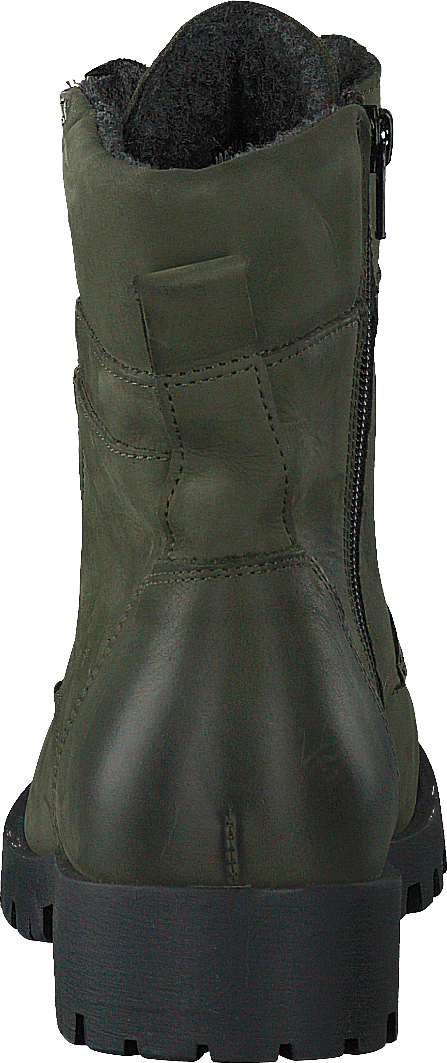 Biacollins Winter Leather Boot Army Green