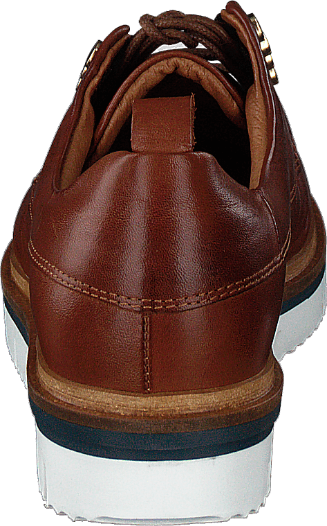 Biastella Leather Laced Shoe Cognac