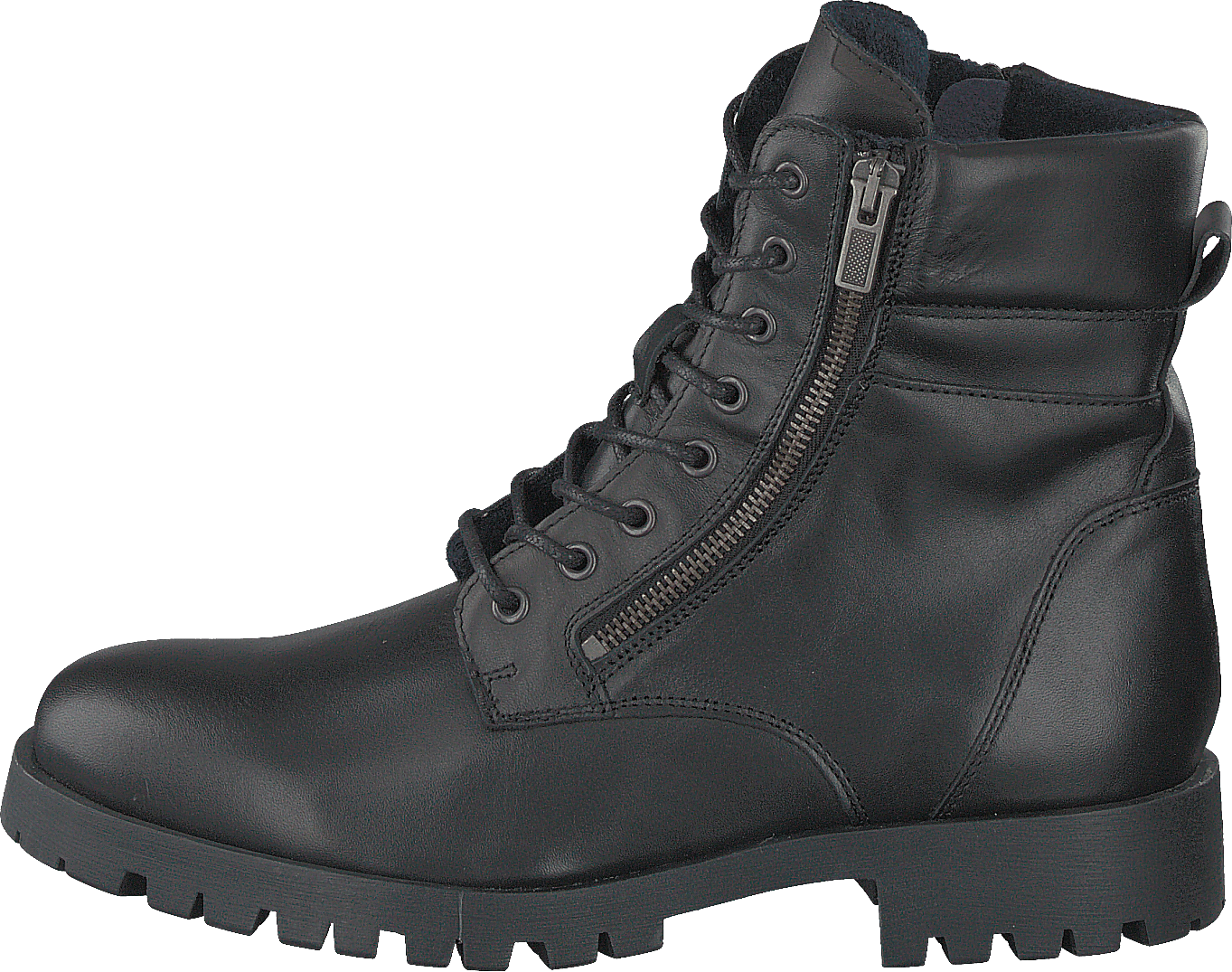 Biacollins Winter Leather Boot Black