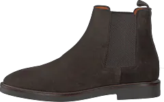 Bianco - Biachain Leather Chelsea Dark Brown