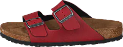 Birkenstock - Arizona Regular Vegan Birko-flor Pull Up Bordeaux