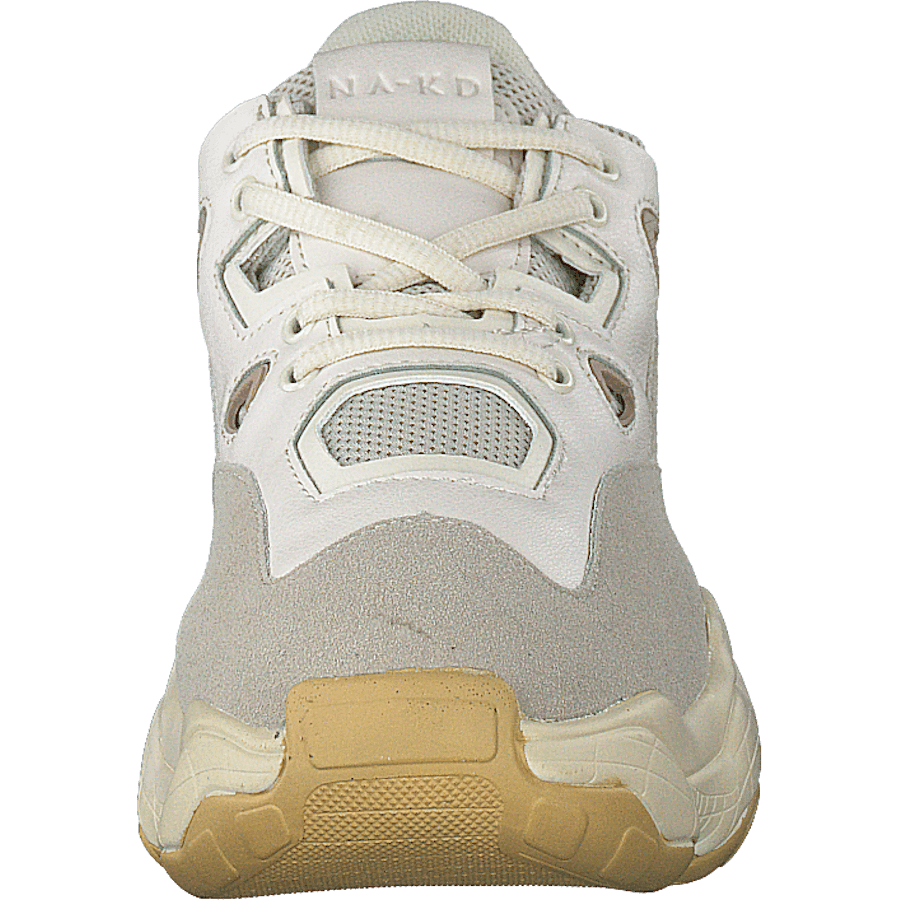 Chunky Graphic Sole Trainers Nude - Bild 4
