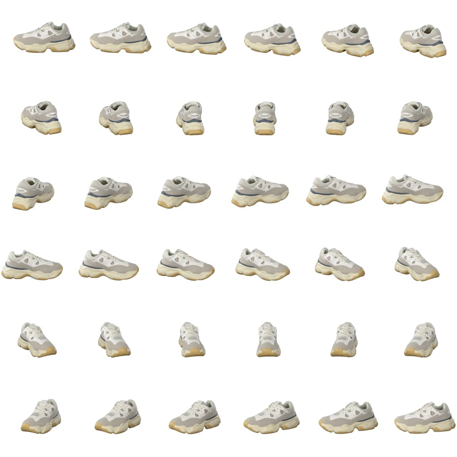 Chunky Graphic Sole Trainers Nude - Bild 8