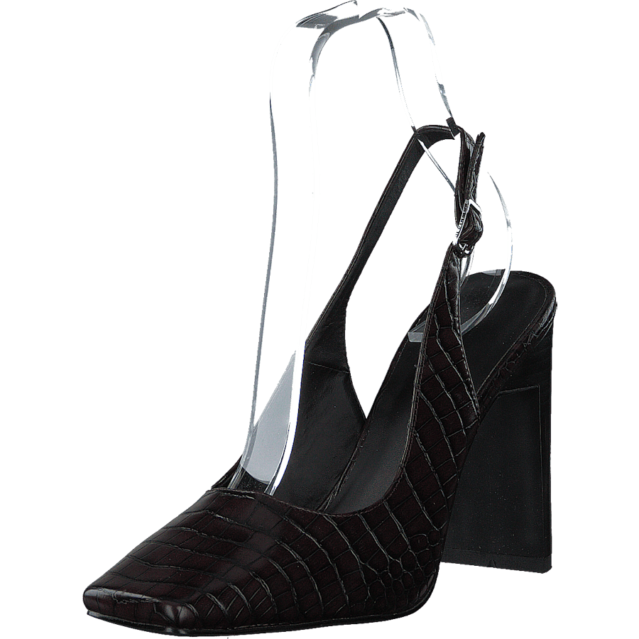 Snake Squared Pumps Brown Reptile - Bild 3