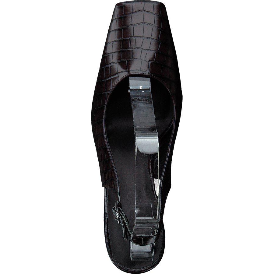 Snake Squared Pumps Brown Reptile - Bild 6