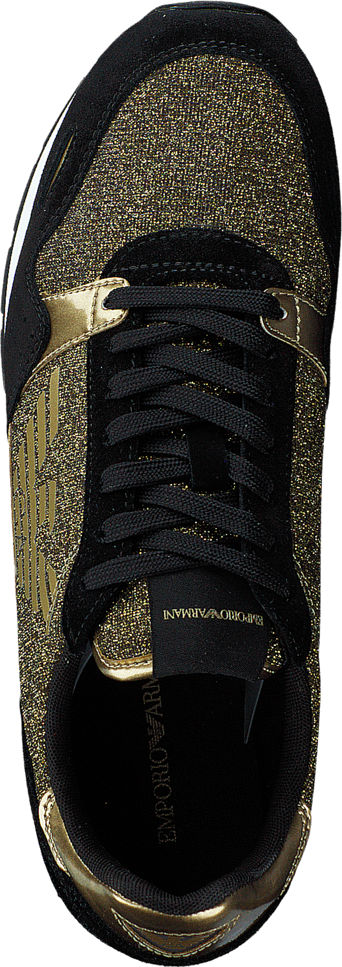 Lace Up Sneaker 00482 Black+gold