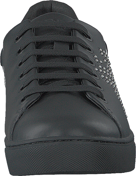 Lace Up Sneaker B168 Black+silver