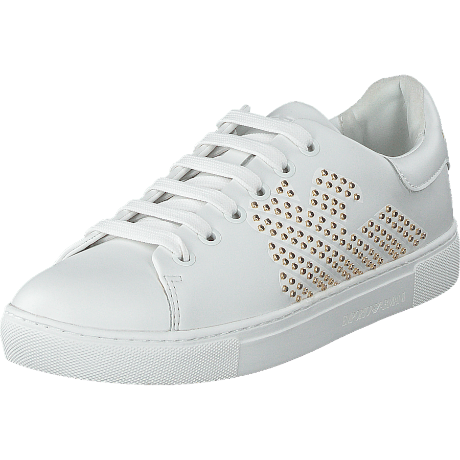 Lace Up Sneaker R579 White+gold - Bild 3