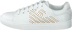 Emporio Armani - Lace Up Sneaker R579 White+gold