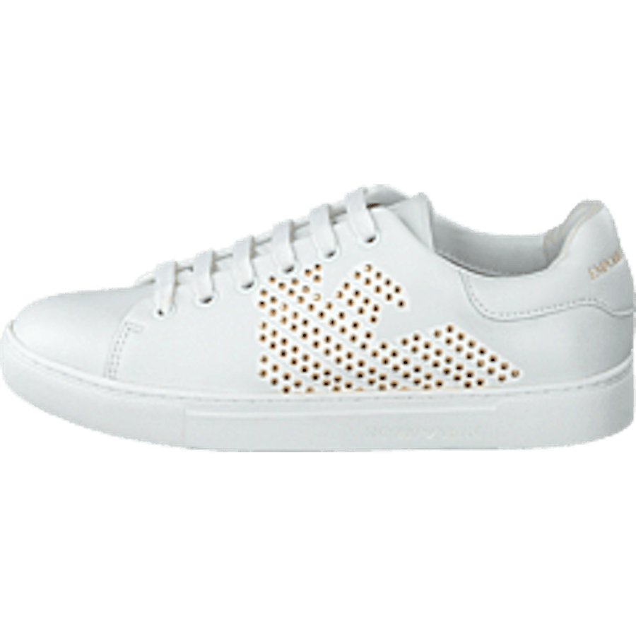 Lace Up Sneaker R579 White+gold - Bild 10