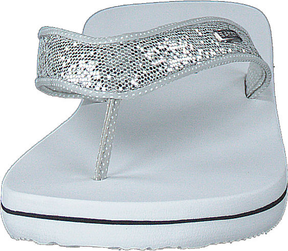 Glitter Thongs White