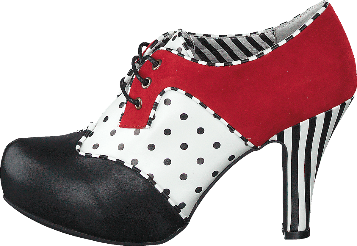 Angie Crusty Black / Red / Cream