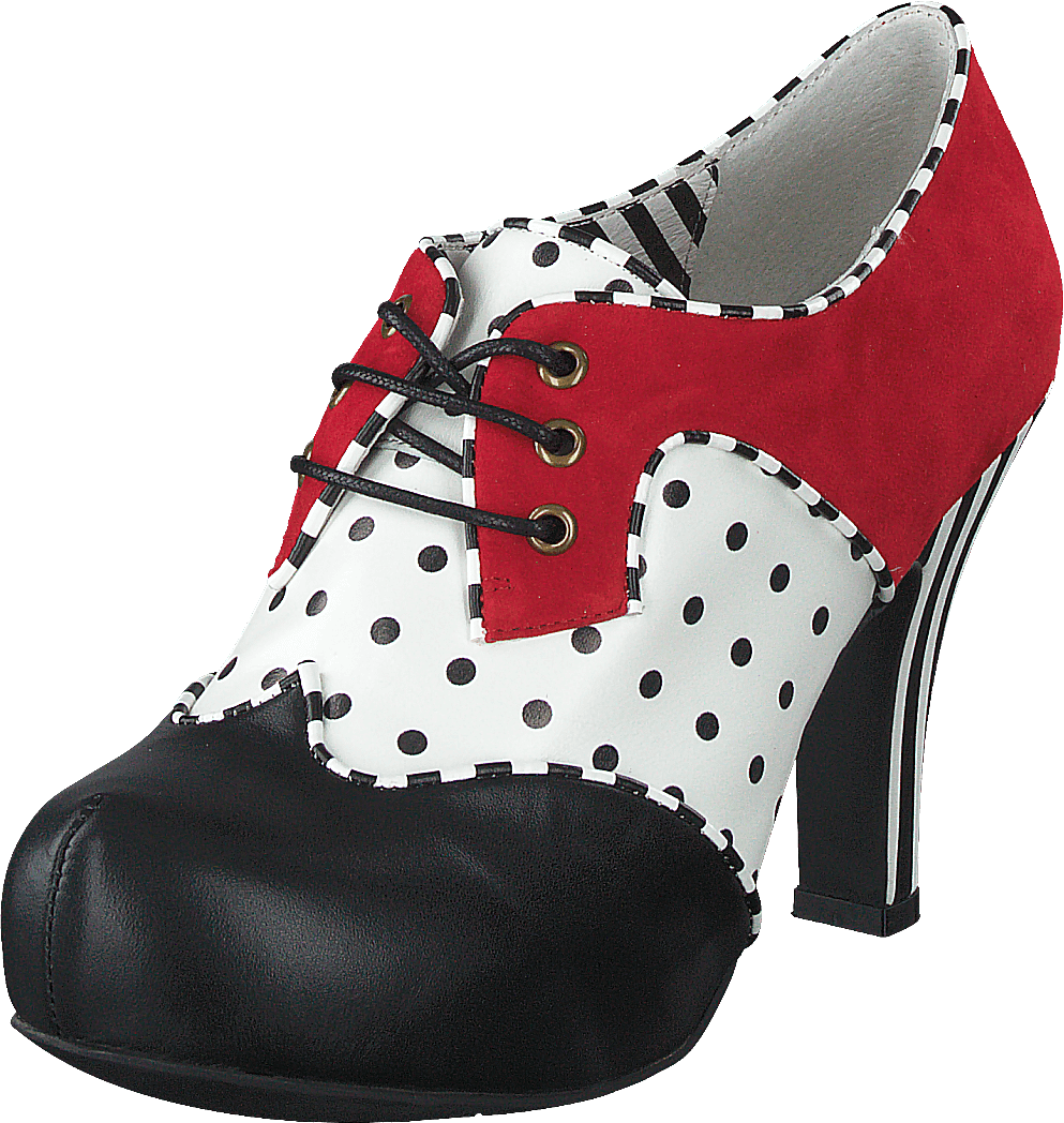 Angie Crusty Black / Red / Cream