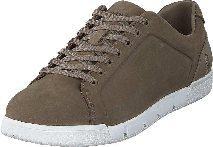 Swims - Breeze Tennis Leather Timber Wolf / White