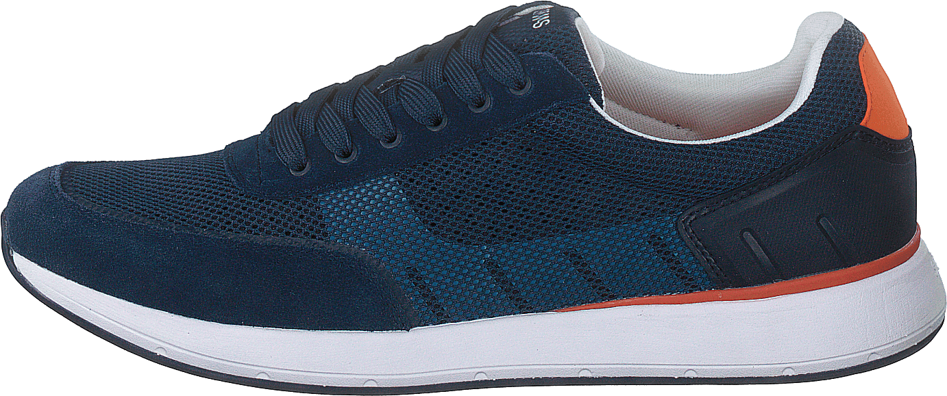 Breeze Wave Athletic Navy/white/orange
