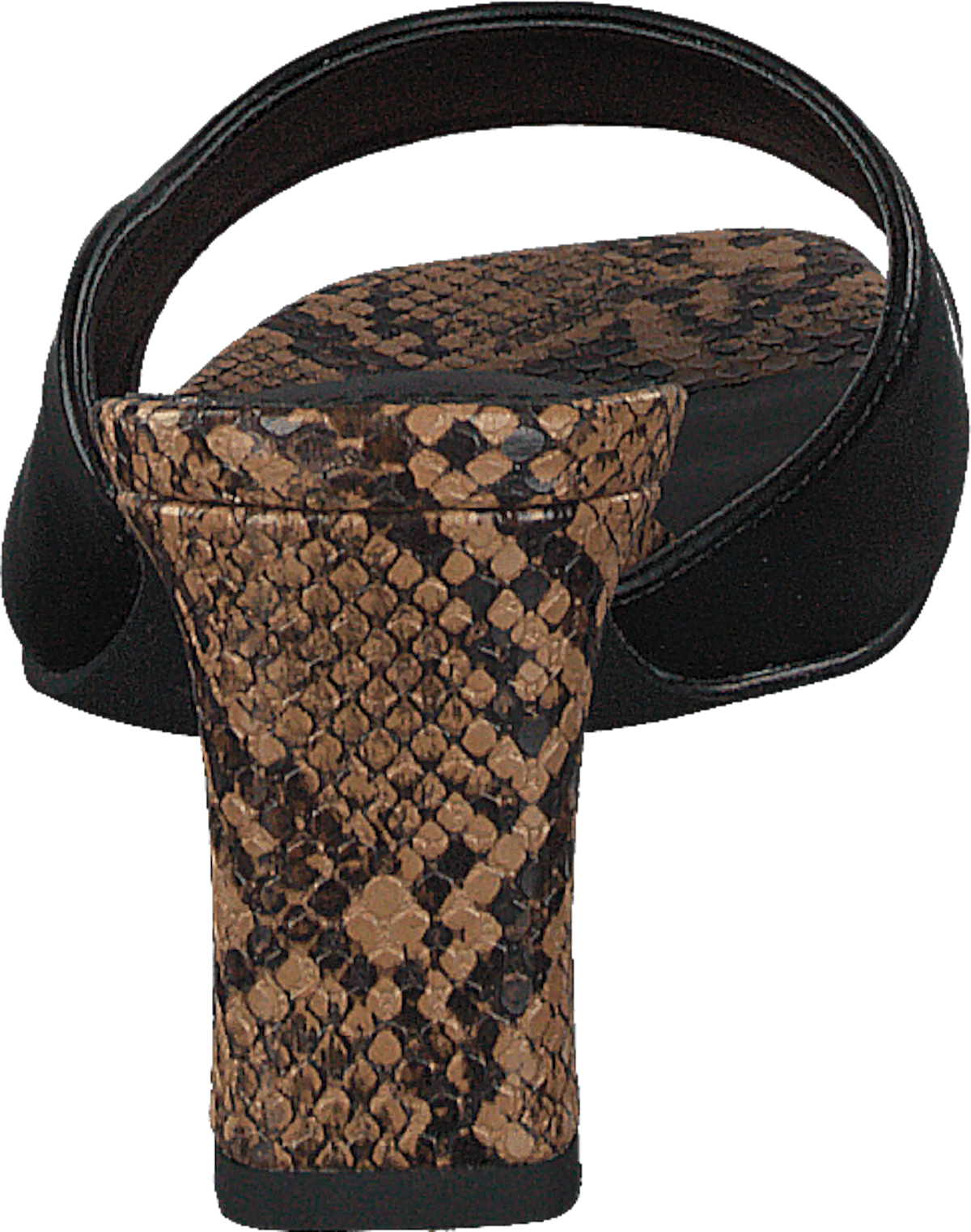 Style Two Tonad Mules Black Snake