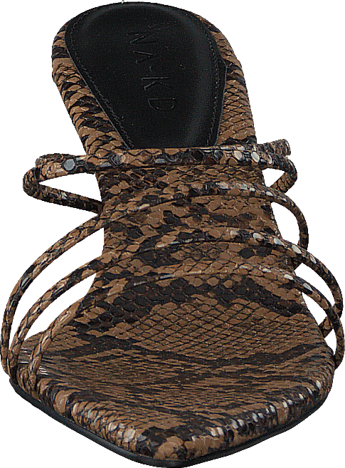 Strappy Pointy Sandals Snake