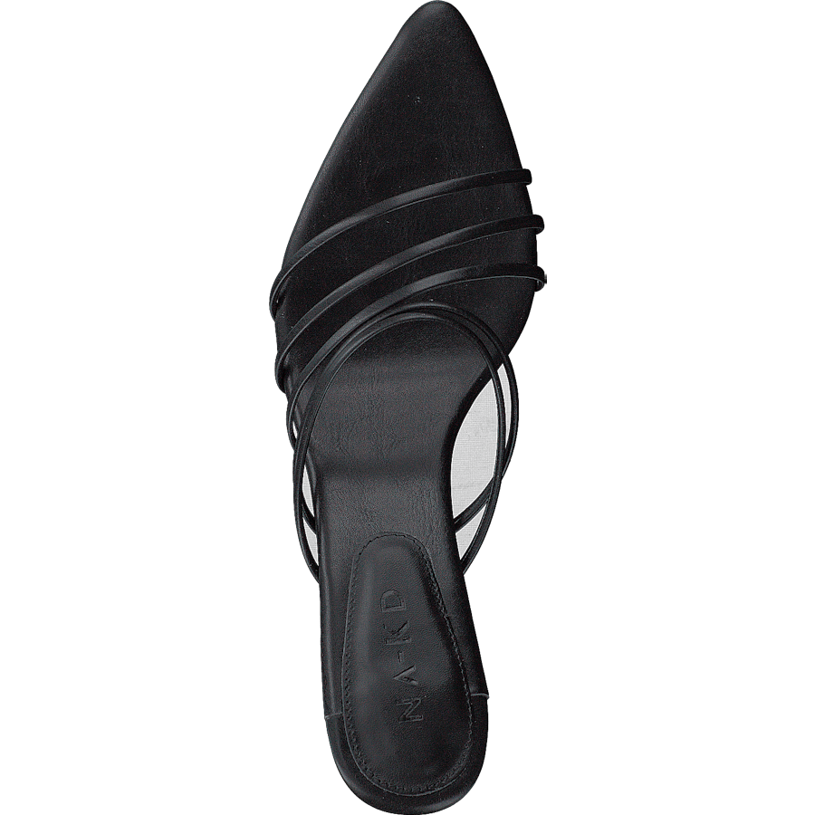 Strappy Pointy Sandals Black - Bild 6