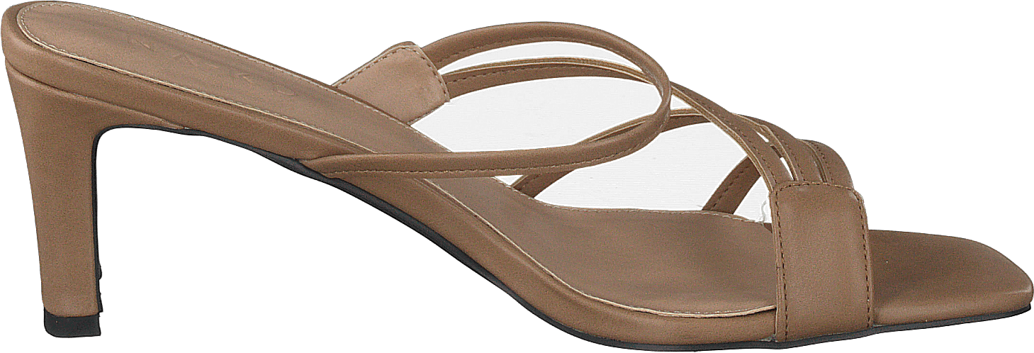 Squared Strappy Sandals Beige - Bild 2