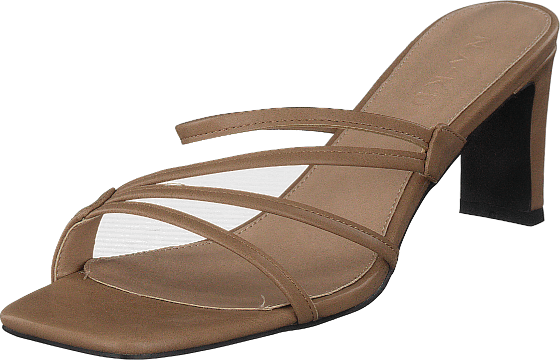 Squared Strappy Sandals Beige - Bild 3