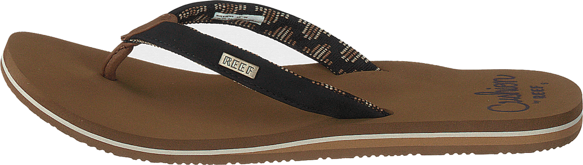 Reef Cushion Sands Black/tan