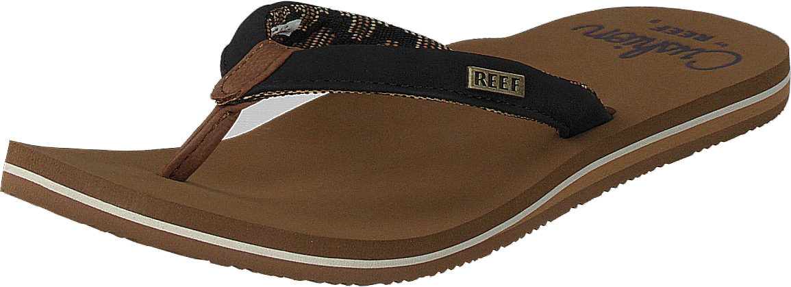 Reef Cushion Sands Black/tan