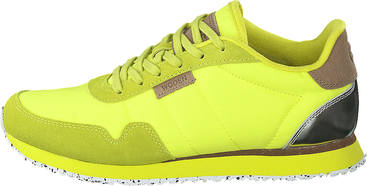 Nora Ii Neon Yellow, Female, Schoenen, Sneakers, Sneakers, Groen, EU 36