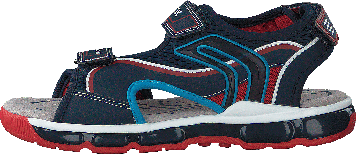 J Sandal Android Boy Navy/red