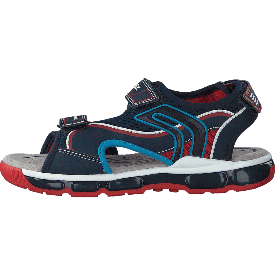 J Sandal Android Boy Navy/red