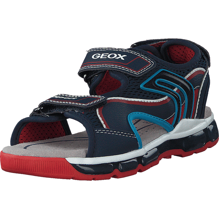 J Sandal Android Boy Navy/red - Bild 3