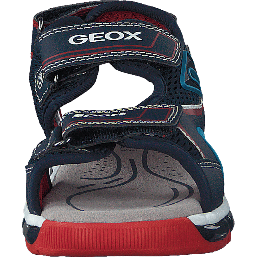 J Sandal Android Boy Navy/red - Bild 4