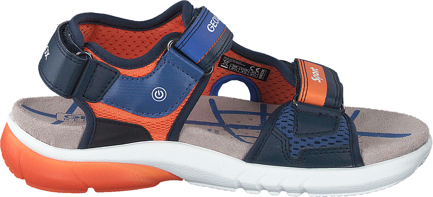 J Sandal Flexyper Boy Navy/orange - Bild 2