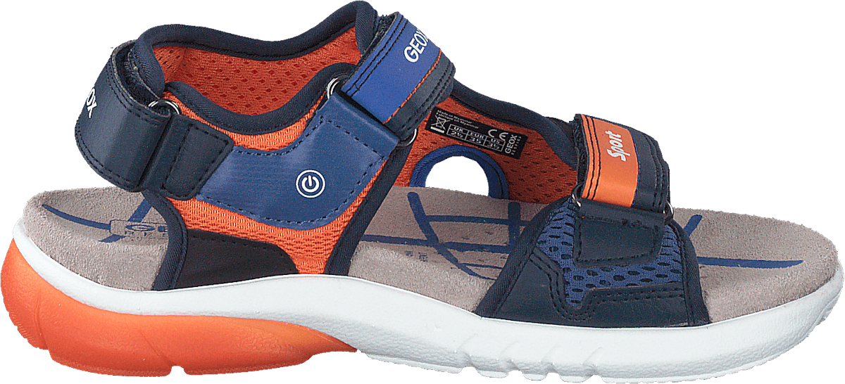 J Sandal Flexyper Boy Navy/orange