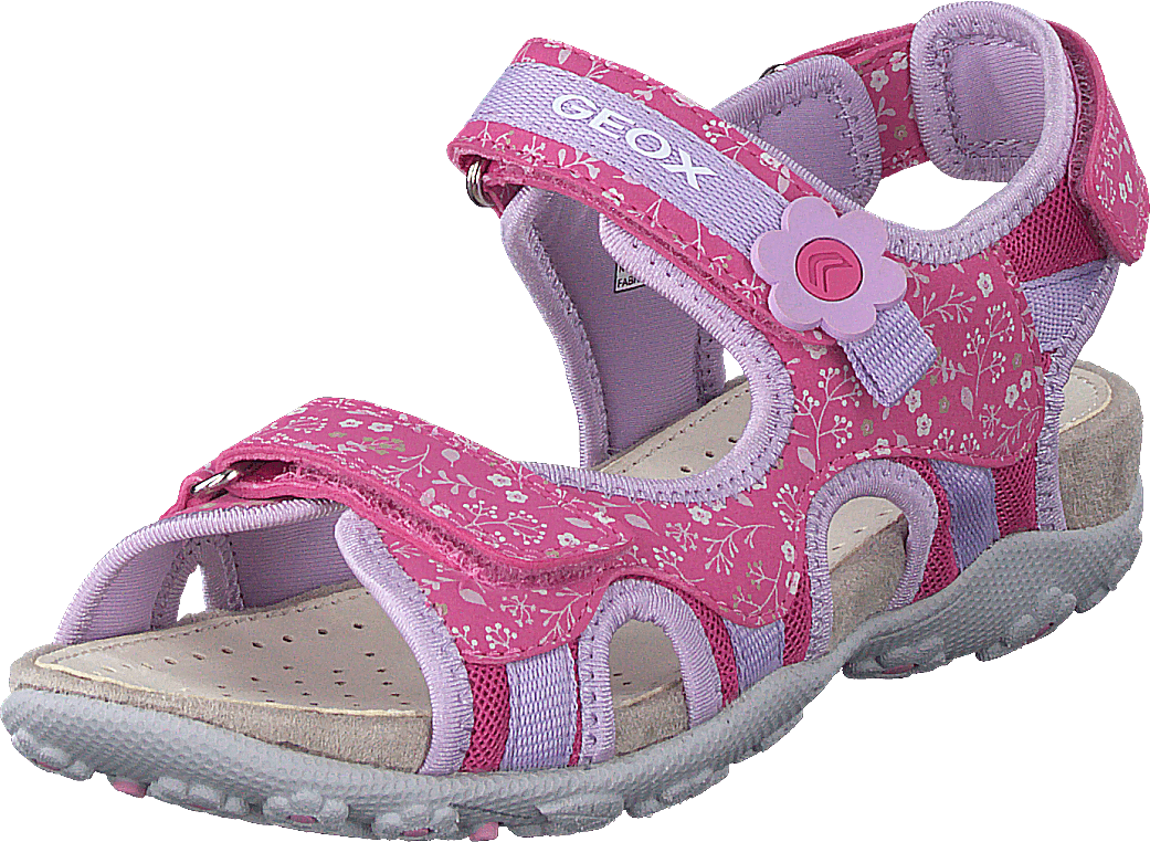 Jr Sandal Roxanne Fuchsia/lilac