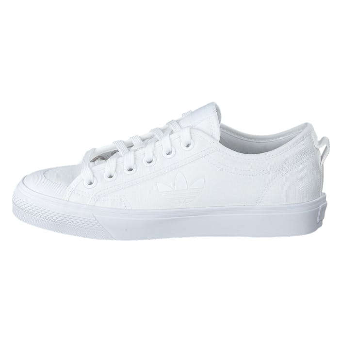 Nizza Trefoil W Ftwr White/ftwr White/ftwr Whi, Female, Shoes, Trainers, Trainers, White, UK 4,5