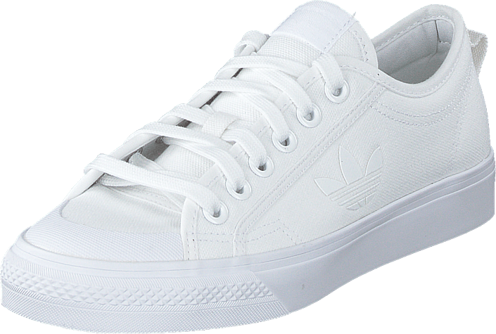 Kjøp adidas Originals Nizza Trefoil W Ftwr Whiteftwr White adidas Nizza Trefoil Sko Hvit | adidas Norway
