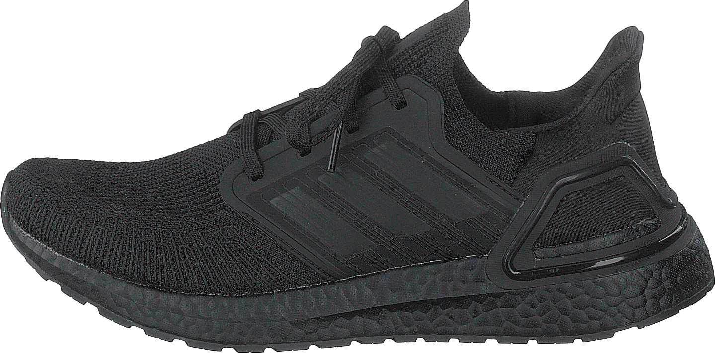 Ultraboost 20 Shoes Core Black / Core Black / Solar Red, Unisex, Schuhe, Sneaker, Sportschuhe, Schwarz, EU 37 1/3