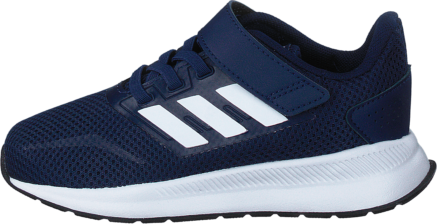 Run Falcon Shoes Dark Blue / Cloud White / Core Black, Unisex, Shoes, Trainers, sport shoes, Blue, UK K 8,5