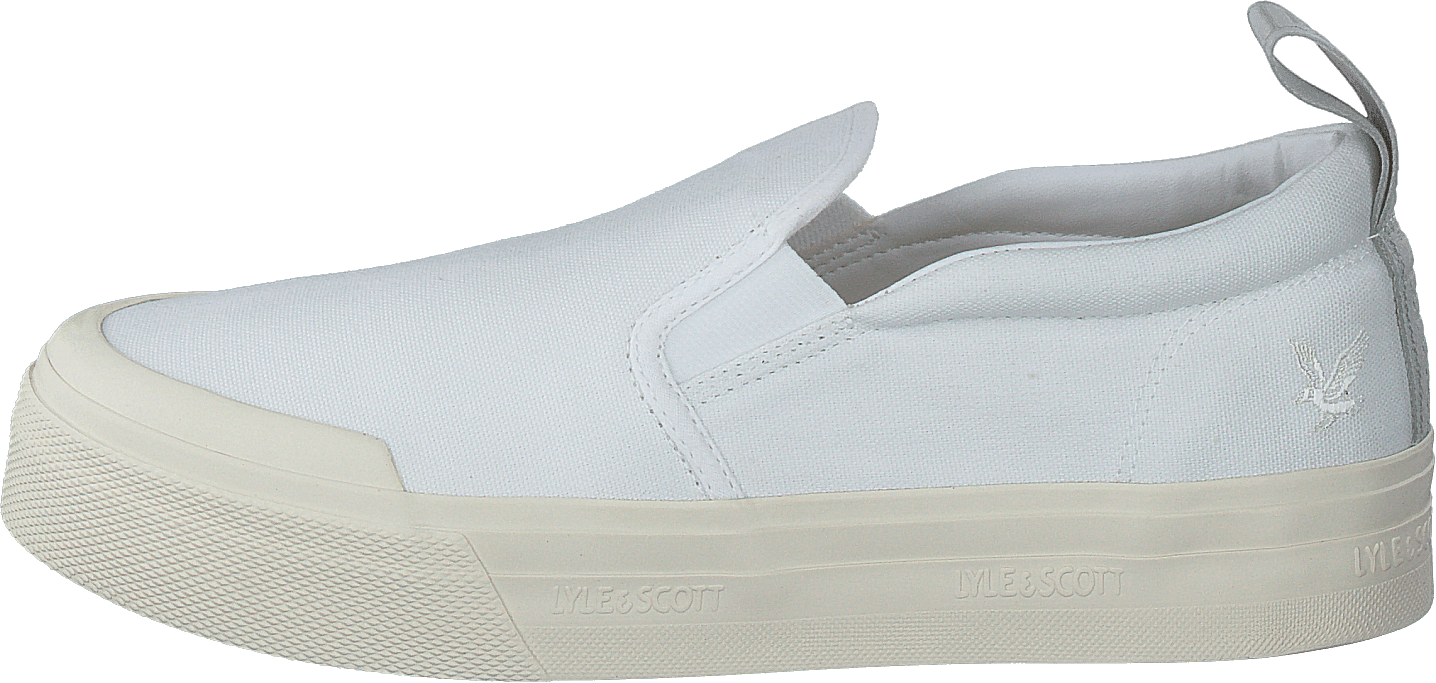 Duncan White, Male, Buty, Płaskie buty, slip-on, Biały, EU 44