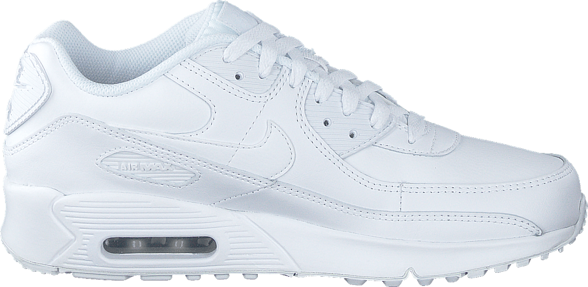 Air Max 90 Ltr (gs) White/white-mtlc Silver-white