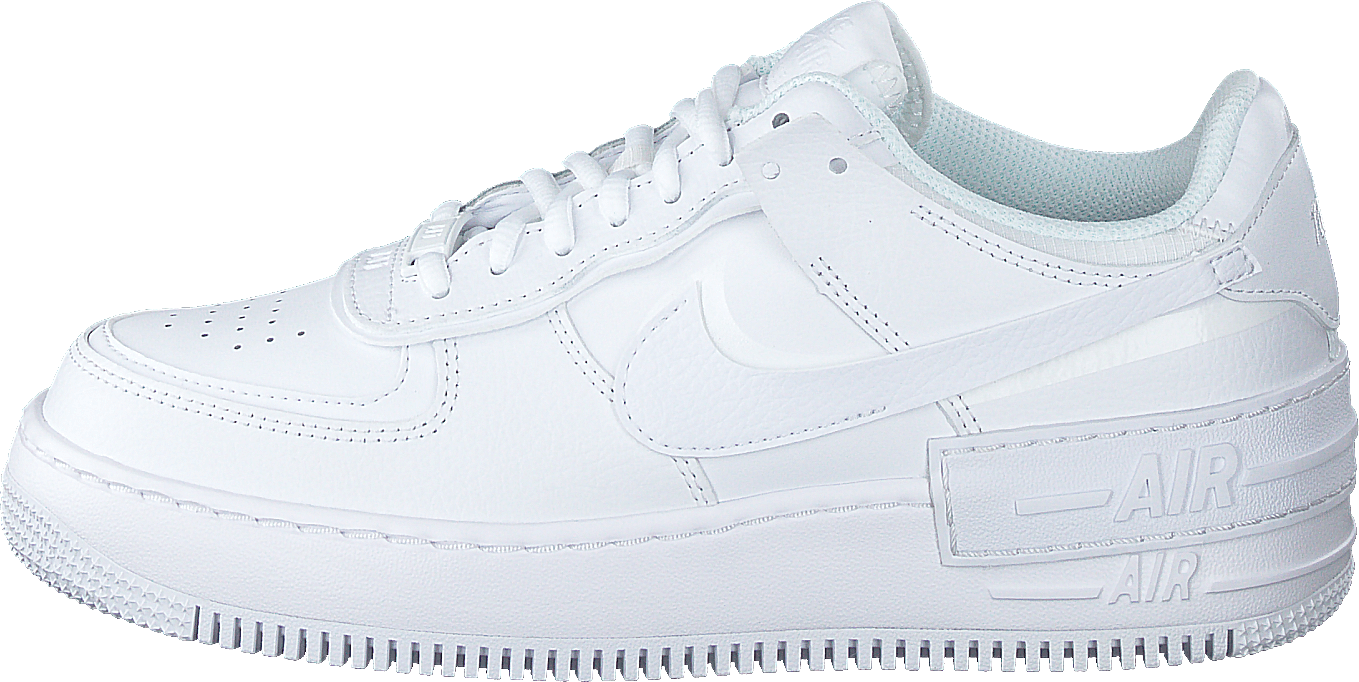 W Af1 Shadow White/white-white, Female, Sko, Sneakers, Sneakers, Hvit, EU 42