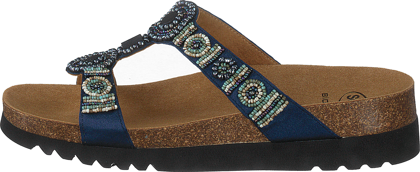New Bogota Navy, Female, Shoes, Sandals and Slippers, sandals, Blue/Brown, EU 42