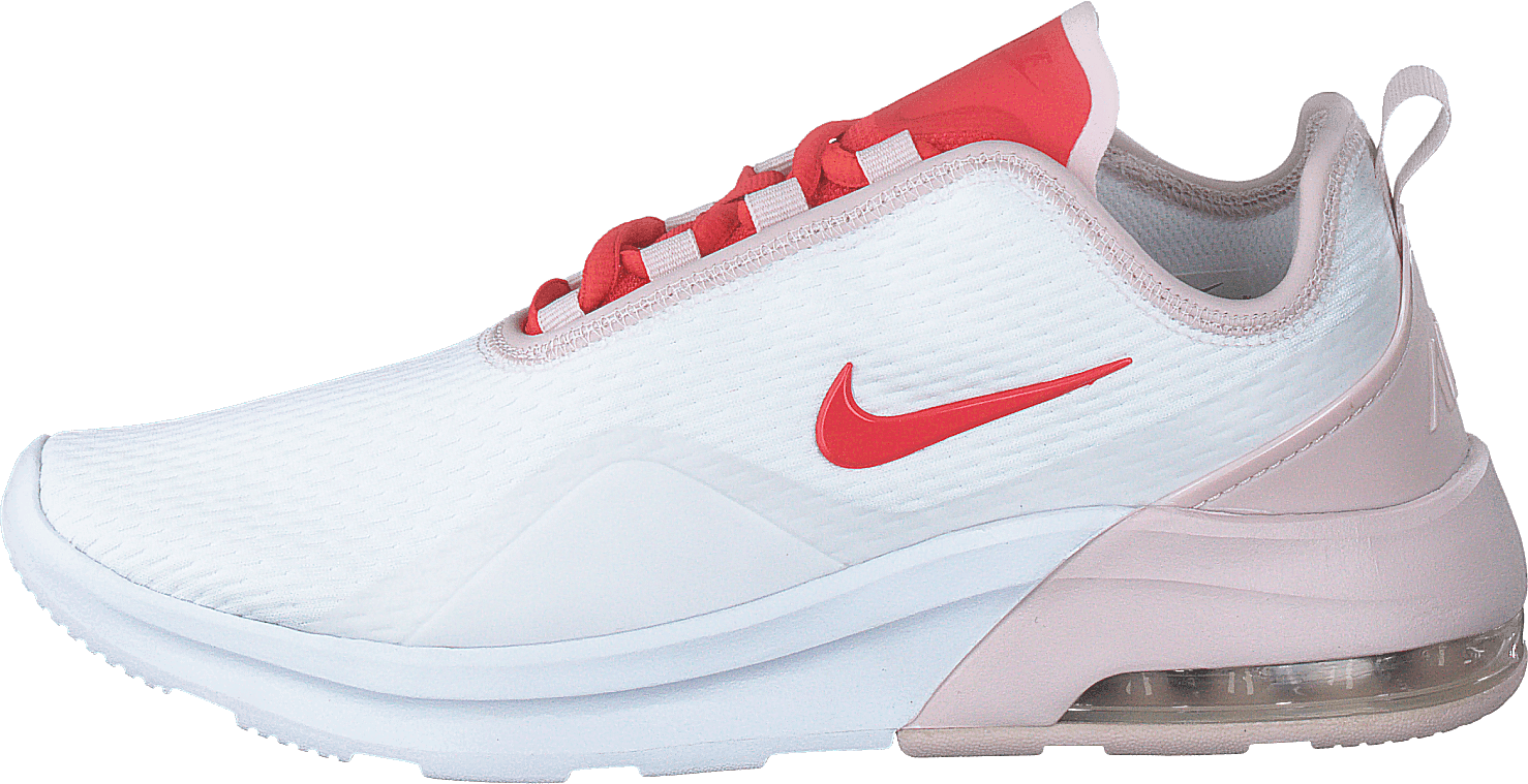Wmns Air Max Motion 2 White/ Track Red-barely Rose, Female, Shoes, Trainers, sport shoes, White, EU 41 (UK 7)