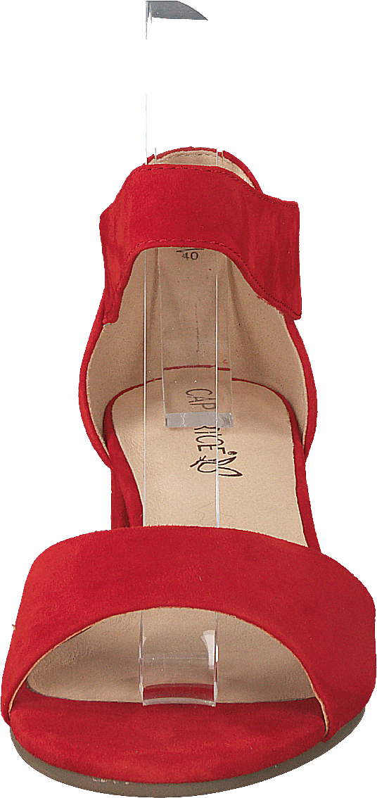 Carla Red Suede