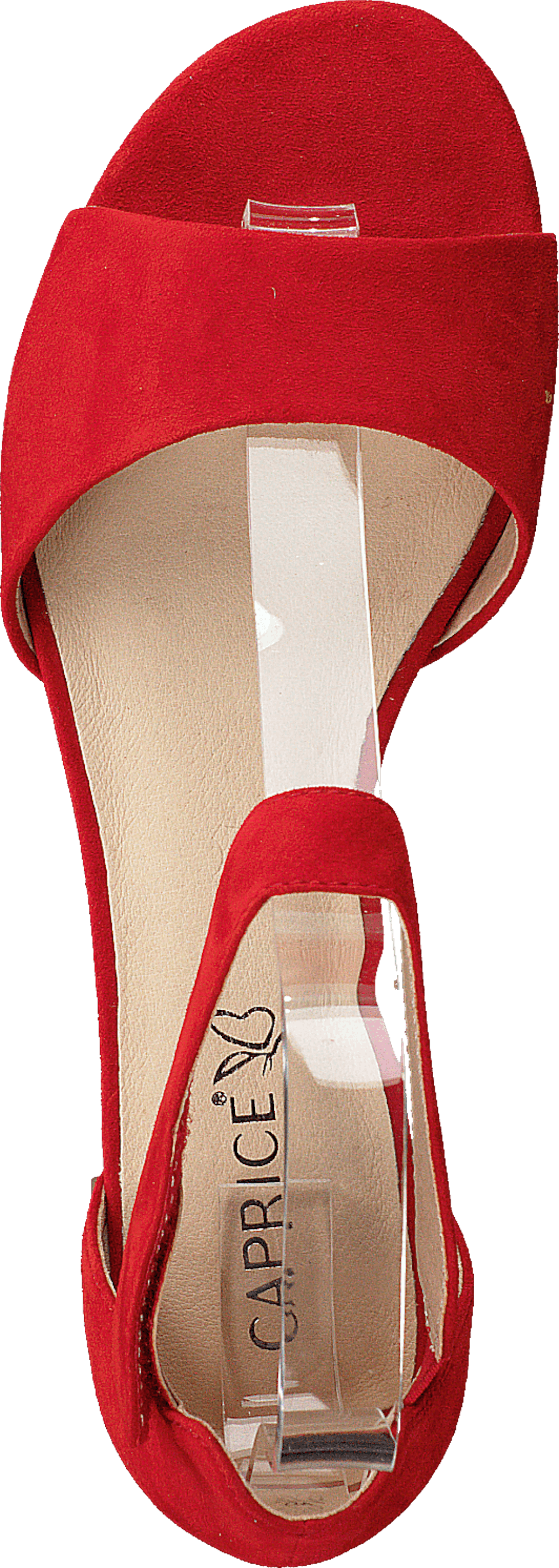 Carla Red Suede